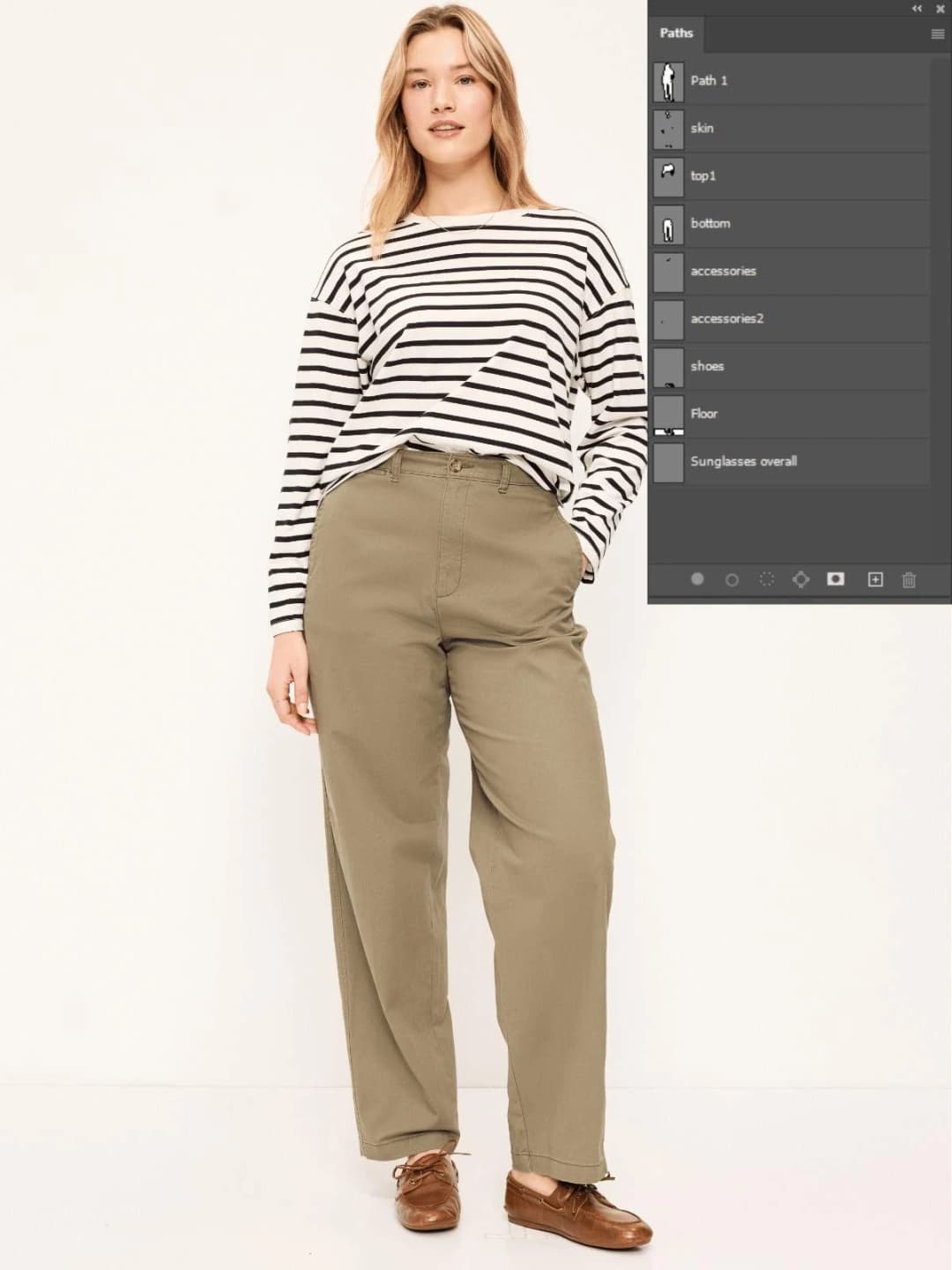 Professional image masking showcase